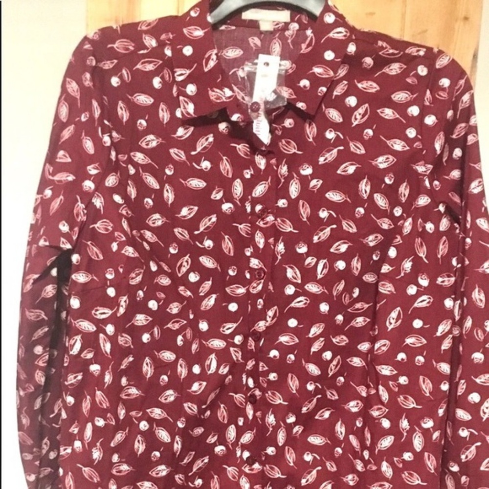NWT 14/16 Cotton shirt long sleeve - Picture 2 of 8